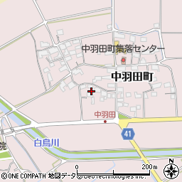 滋賀県東近江市中羽田町296周辺の地図