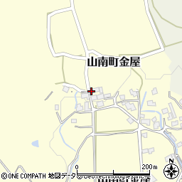 兵庫県丹波市山南町金屋468周辺の地図