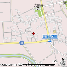 滋賀県東近江市上羽田町2006周辺の地図