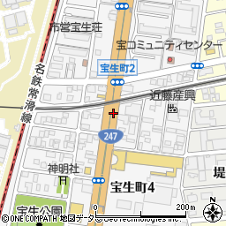 愛知県名古屋市南区宝生町周辺の地図