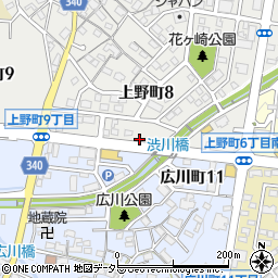 上野町8丁目167石田邸☆akippa駐車場周辺の地図