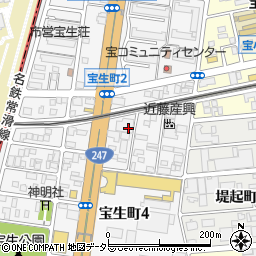 有限会社守田精肉店　本社周辺の地図