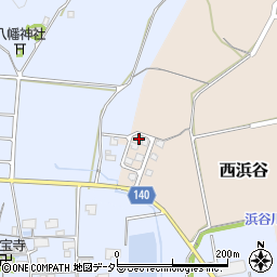兵庫県丹波篠山市西浜谷421-15周辺の地図