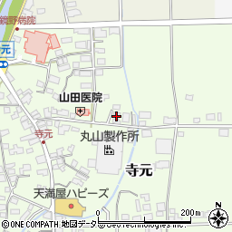 岡山県苫田郡鏡野町寺元周辺の地図