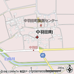 滋賀県東近江市中羽田町304周辺の地図