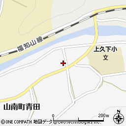 兵庫県丹波市山南町青田635周辺の地図