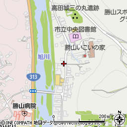 米田内科医院周辺の地図