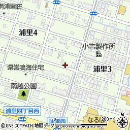 愛知県名古屋市緑区浦里周辺の地図