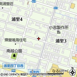 愛知県名古屋市緑区浦里周辺の地図