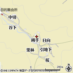 愛知県豊田市上佐切町縄手周辺の地図