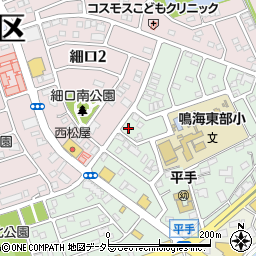 山田塾周辺の地図