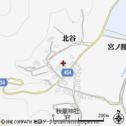 京都府南丹市八木町池ノ内北谷9周辺の地図