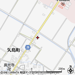 滋賀県守山市矢島町1153周辺の地図