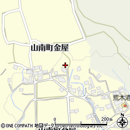 兵庫県丹波市山南町金屋500周辺の地図