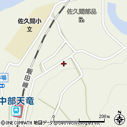 静岡県浜松市天竜区佐久間町半場632周辺の地図