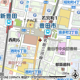 マクドナルド豊田市駅前店周辺の地図