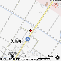 滋賀県守山市矢島町3627-2周辺の地図