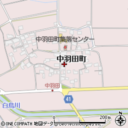 滋賀県東近江市中羽田町325周辺の地図