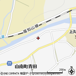 兵庫県丹波市山南町青田627周辺の地図