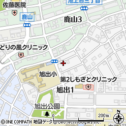 愛知県名古屋市緑区旭出1丁目303周辺の地図