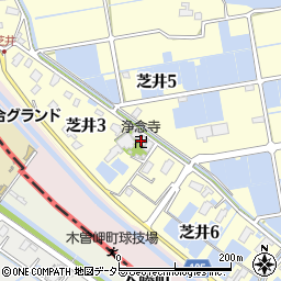 浄念寺周辺の地図
