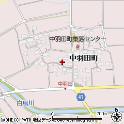 滋賀県東近江市中羽田町307周辺の地図
