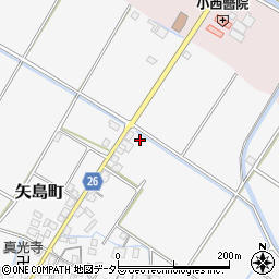 滋賀県守山市矢島町3603周辺の地図