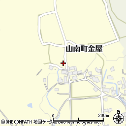 兵庫県丹波市山南町金屋397-1周辺の地図