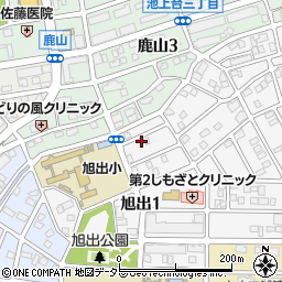 愛知県名古屋市緑区旭出1丁目304周辺の地図