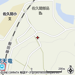 静岡県浜松市天竜区佐久間町半場406周辺の地図