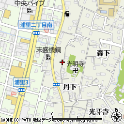 愛知県名古屋市緑区鳴海町清水寺周辺の地図