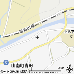 兵庫県丹波市山南町青田629周辺の地図