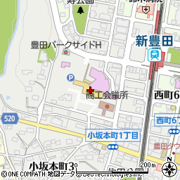 愛知県豊田市小坂本町1丁目25周辺の地図