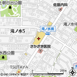 ＪＴＢ　総合提携店アトコ滝ノ水周辺の地図