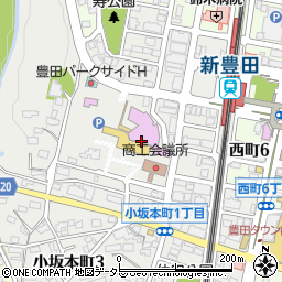 豊田市役所　教育・文化施設青少年センター周辺の地図