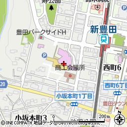 豊田産業文化センター　レストラン蝶蝶周辺の地図