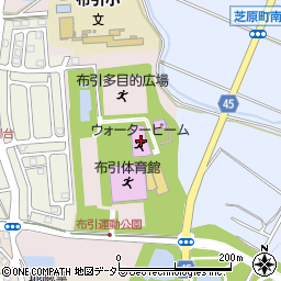 東近江市総合運動公園布引プール（ウォータービーム）周辺の地図