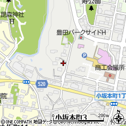 愛知県豊田市小坂本町2丁目33周辺の地図