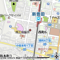 グローバル豊田駅前周辺の地図