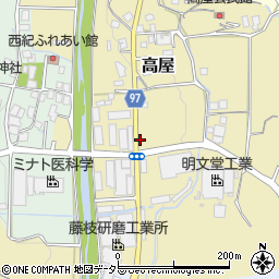 兵庫県丹波篠山市高屋199-3周辺の地図