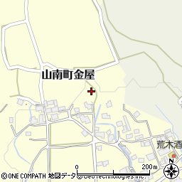 兵庫県丹波市山南町金屋494周辺の地図