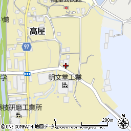 兵庫県丹波篠山市高屋101周辺の地図