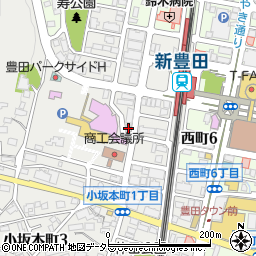 愛知県豊田市小坂本町1丁目8-7周辺の地図