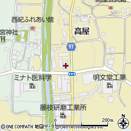 兵庫県丹波篠山市高屋199周辺の地図