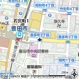 喜多町２周辺の地図