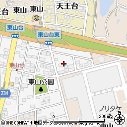 愛知県みよし市東山台28周辺の地図