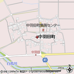 滋賀県東近江市中羽田町305周辺の地図