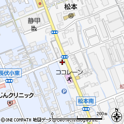三島信用金庫松本支店周辺の地図