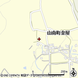 兵庫県丹波市山南町金屋388周辺の地図