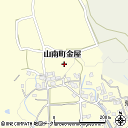 兵庫県丹波市山南町金屋488周辺の地図